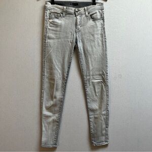 Fidelity Mila Hush Gray Mid Rise Slim Fit Denim Jeans Sz 27